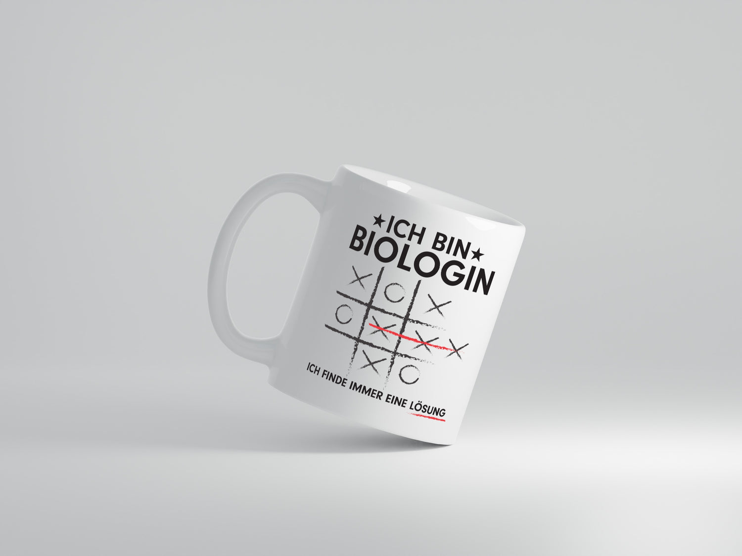 Lösung Finden: Biologin | Biologie | Naturforscherin - Tasse Weiß - Kaffeetasse / Geschenk / Familie