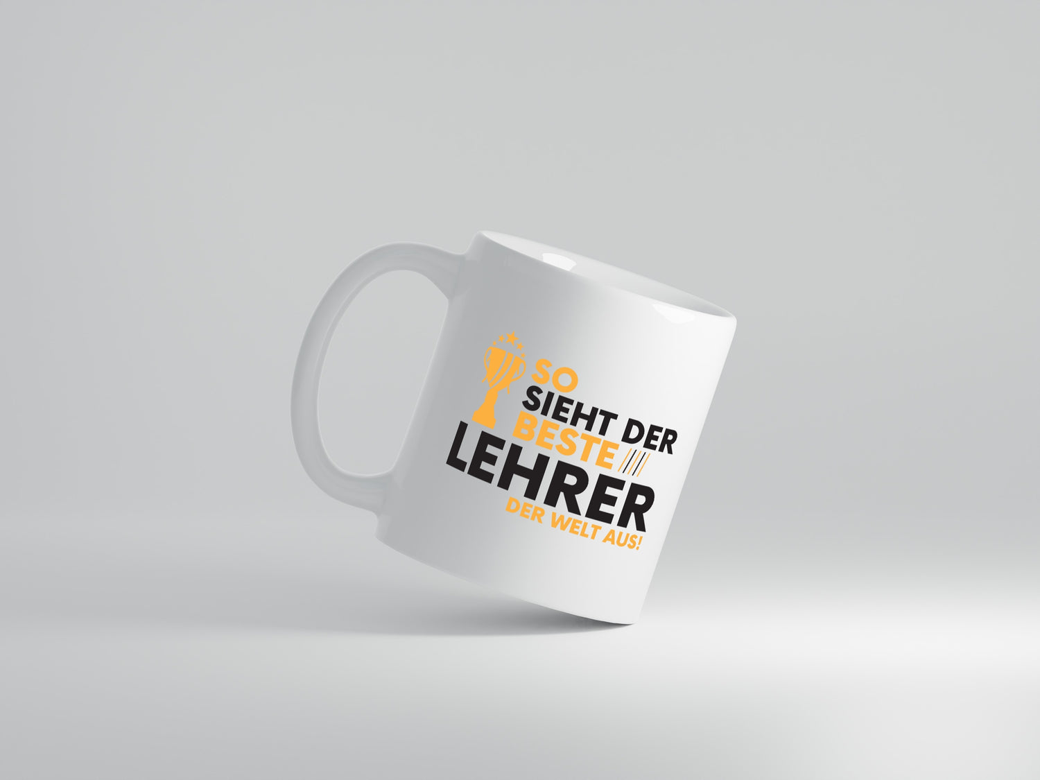 Der Weltbeste Lehrer | Schule Beruf | Schüler - Tasse Weiß - Kaffeetasse / Geschenk / Familie