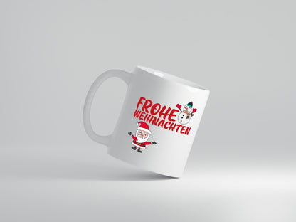 Frohe Weihnachten | Winter Tasse | Kakao | Glühwein - Tasse Weiß - Kaffeetasse / Geschenk / Familie