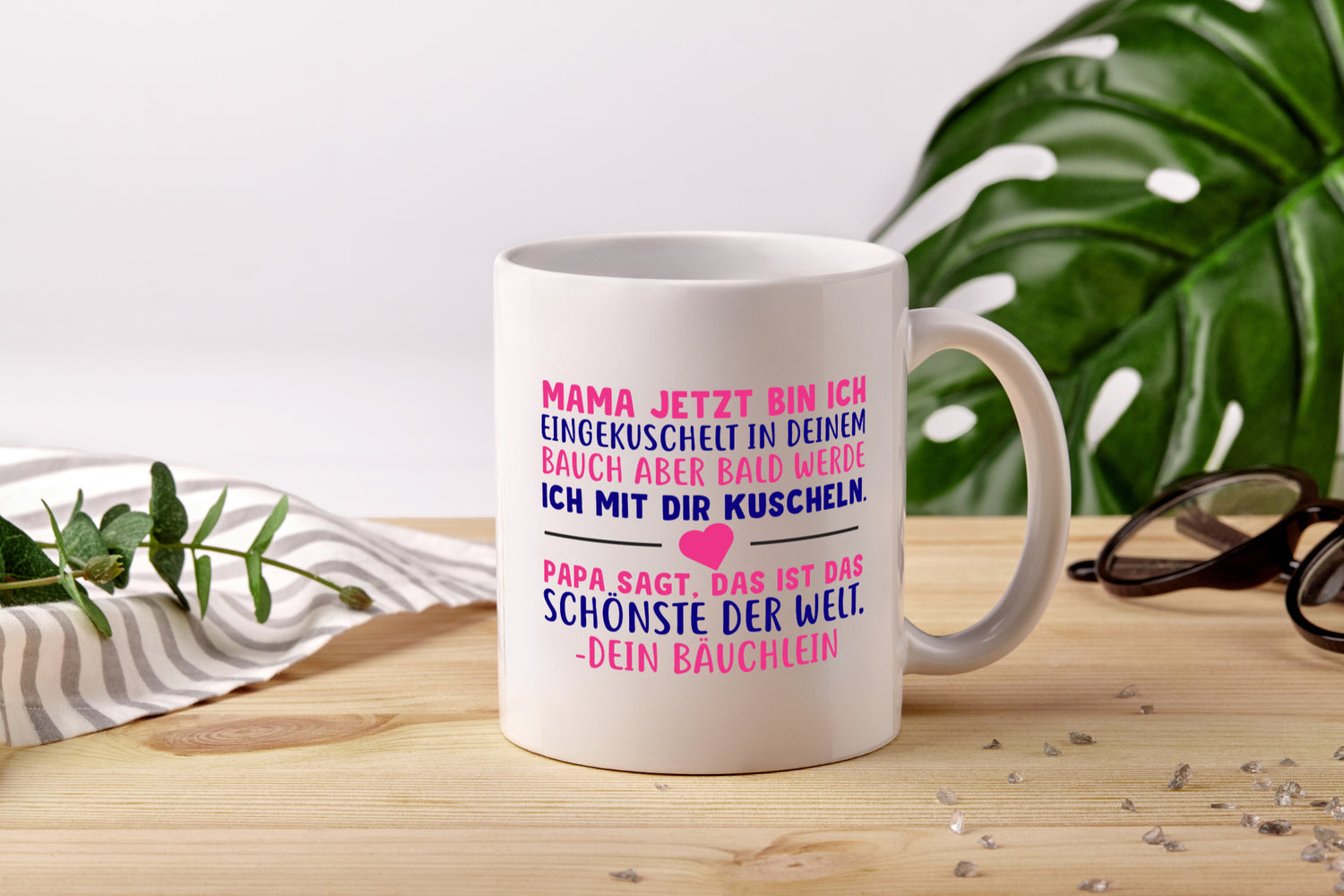 Werdende Mama | Schwangerschaft Tasse | schöner Spruch - Tasse Weiß - Kaffeetasse / Geschenk / Familie