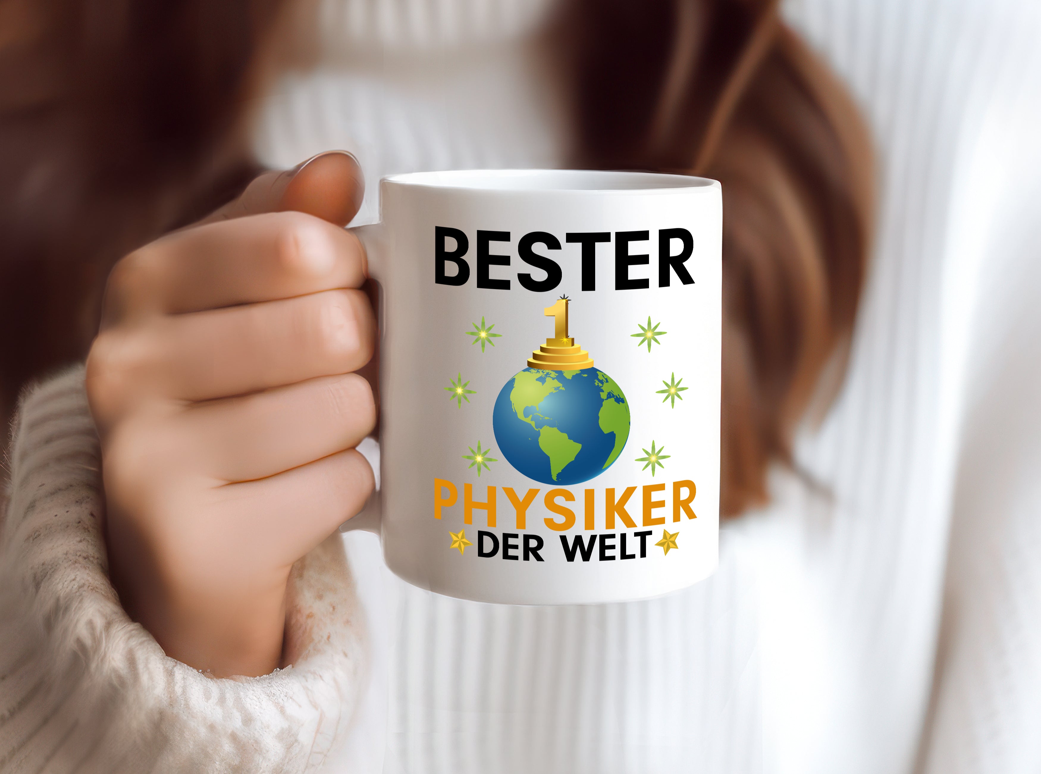 Welt Bester Physiker | Physik - Tasse Weiß - Kaffeetasse / Geschenk / Familie