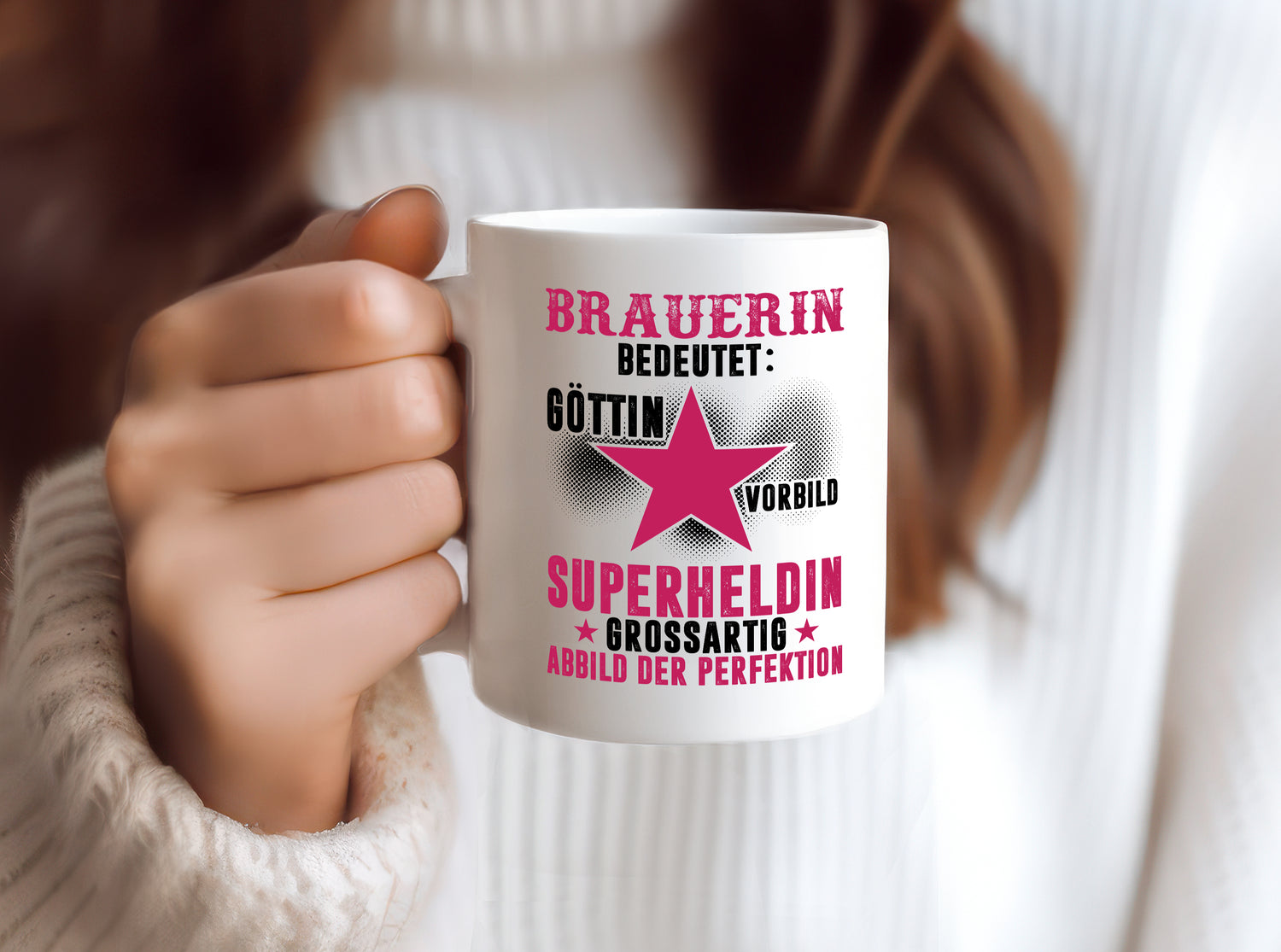 Bedeutung von Brauerin | Bier Brauerin | Brauerei - Tasse Weiß - Kaffeetasse / Geschenk / Familie