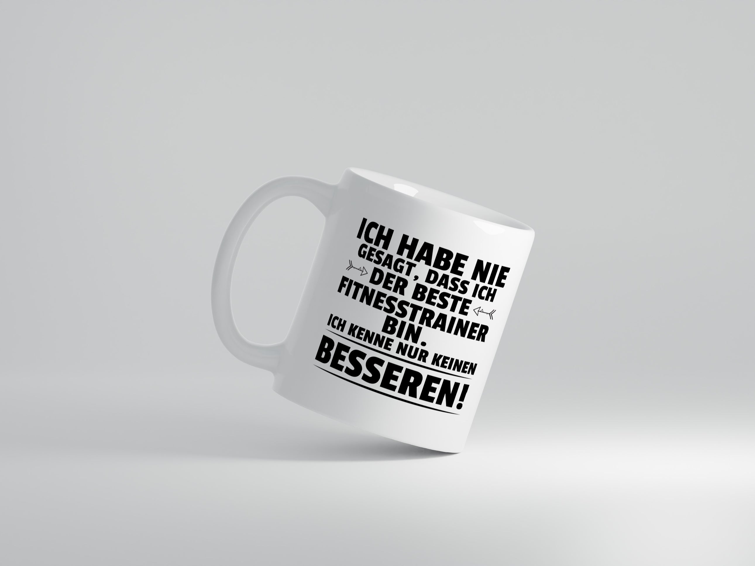 Der Beste Fitnesstrainer | Personal Trainer | Sport - Tasse Weiß - Kaffeetasse / Geschenk / Familie