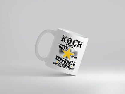 Bedeutung von Koch | Chefkoch | Chefkoch - Tasse Weiß - Kaffeetasse / Geschenk / Familie