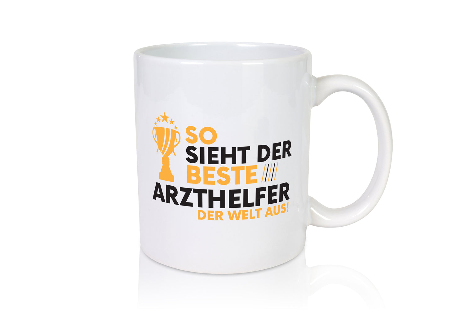 Der Weltbeste Arzthelfer | Fachangestellter Medizin - Tasse Weiß - Kaffeetasse / Geschenk / Familie