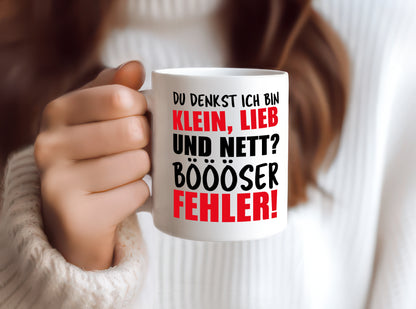 Ich bin lieb? - Tasse Weiß - Kaffeetasse / Geschenk / Familie