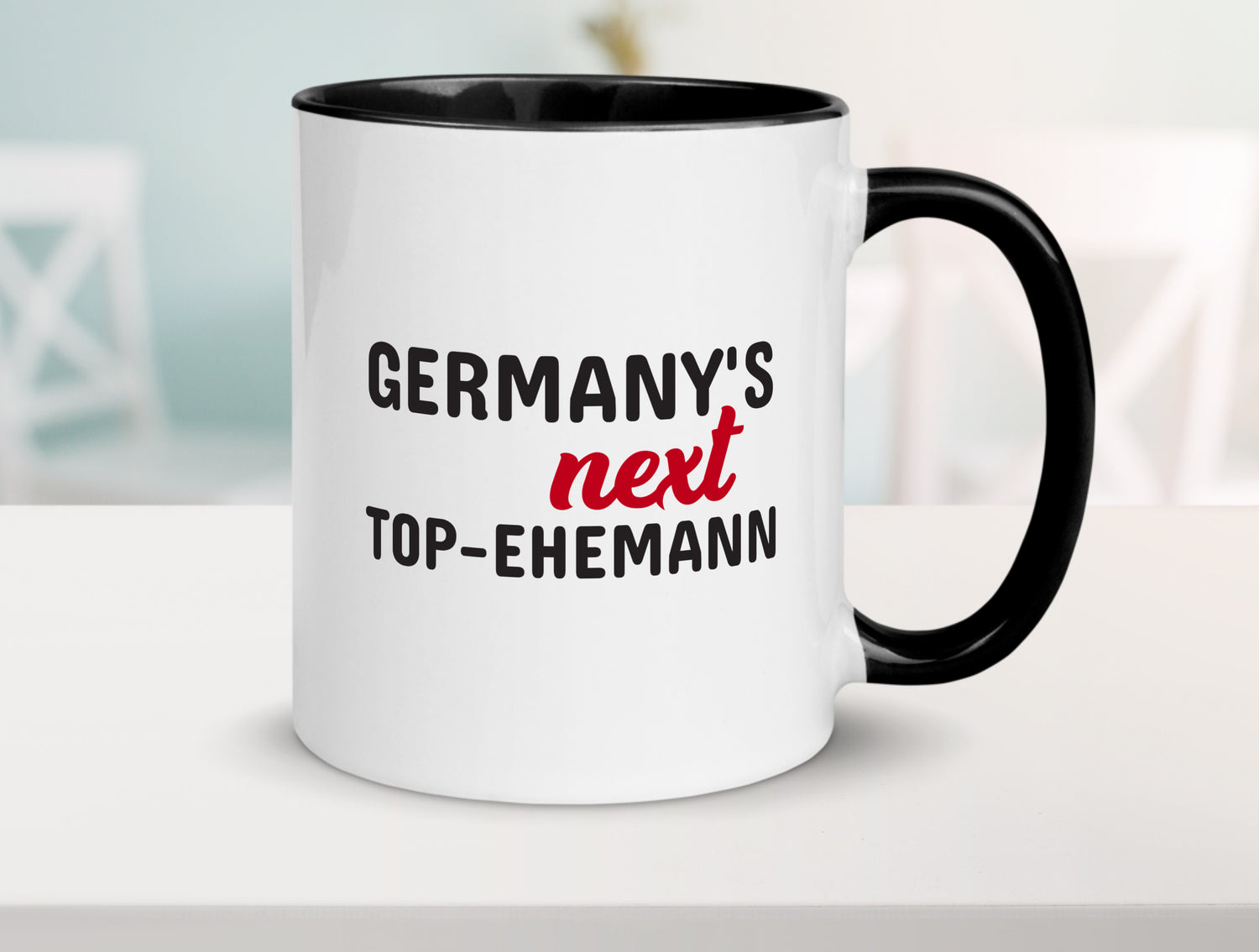 Top Ehemann | lustige Spruch Tasse | Ehe | Hochzeit Tasse Weiß - Schwarz - Kaffeetasse / Geschenk / Familie