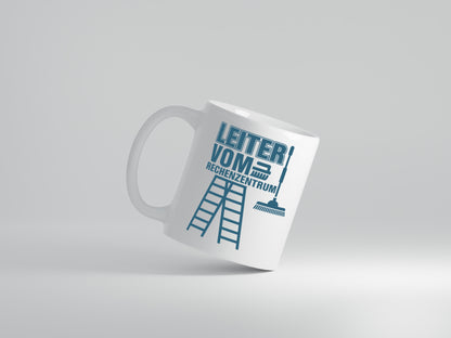 Leiter vom Rechenzentrum | Wortwitz Tasse | Gärtner - Tasse Weiß - Kaffeetasse / Geschenk / Familie