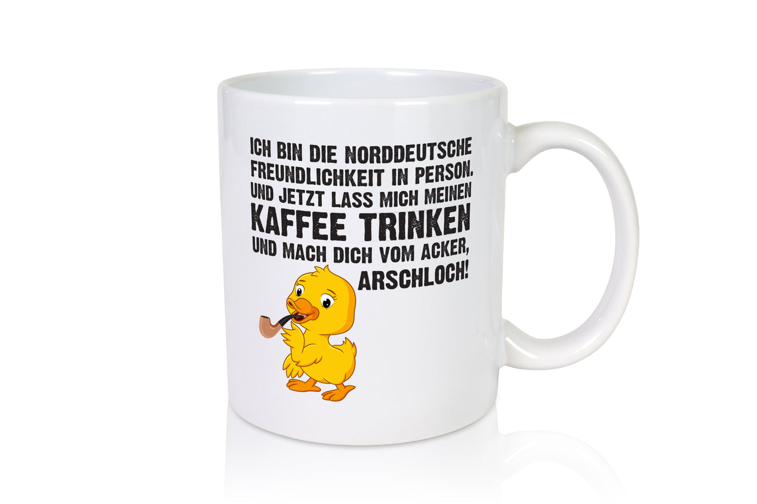 Norddeutscher Humor | Spruch Tasse | Norddeutschland - Tasse Weiß - Kaffeetasse / Geschenk / Familie