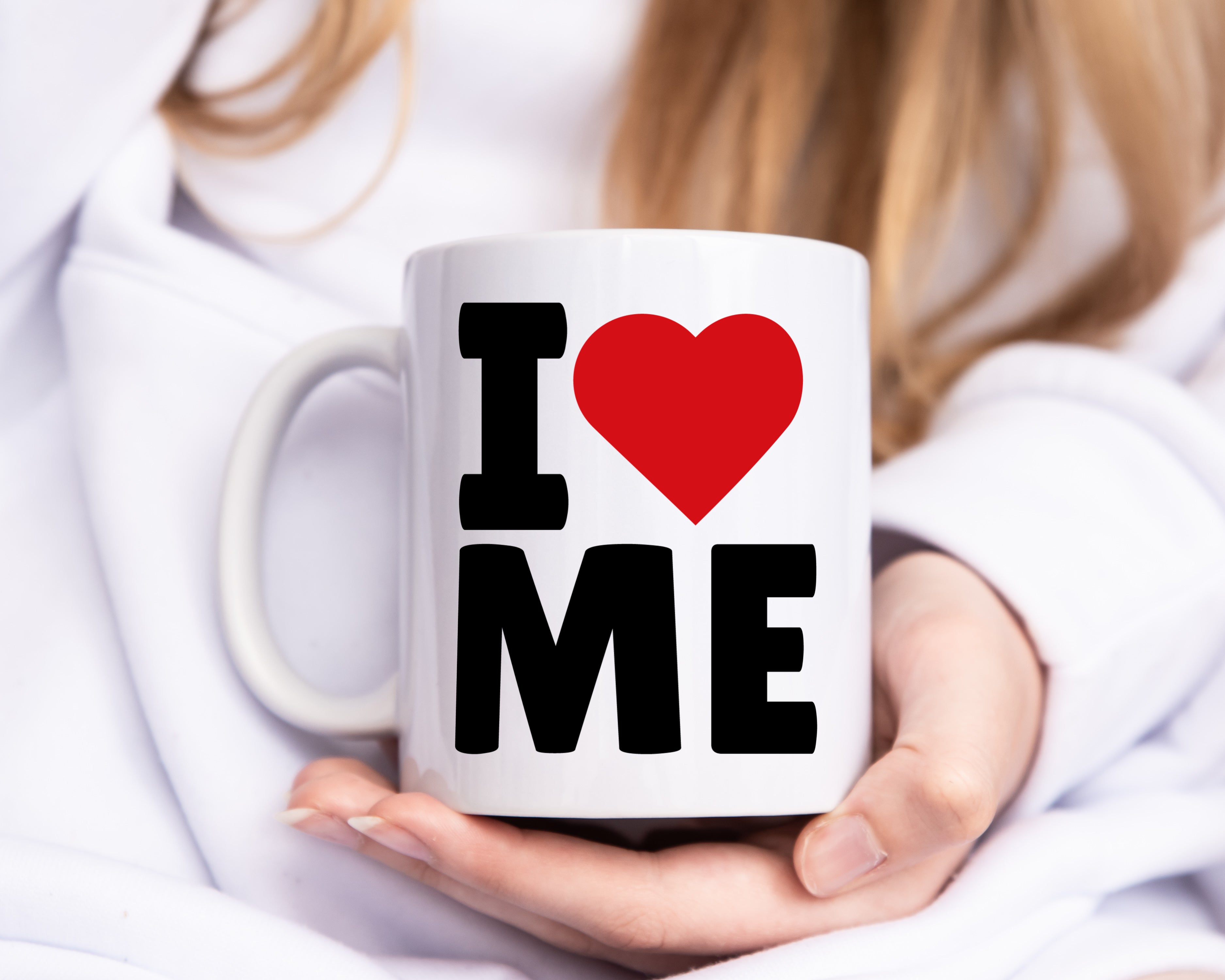 I love me - Tasse Weiß - Kaffeetasse / Geschenk / Familie