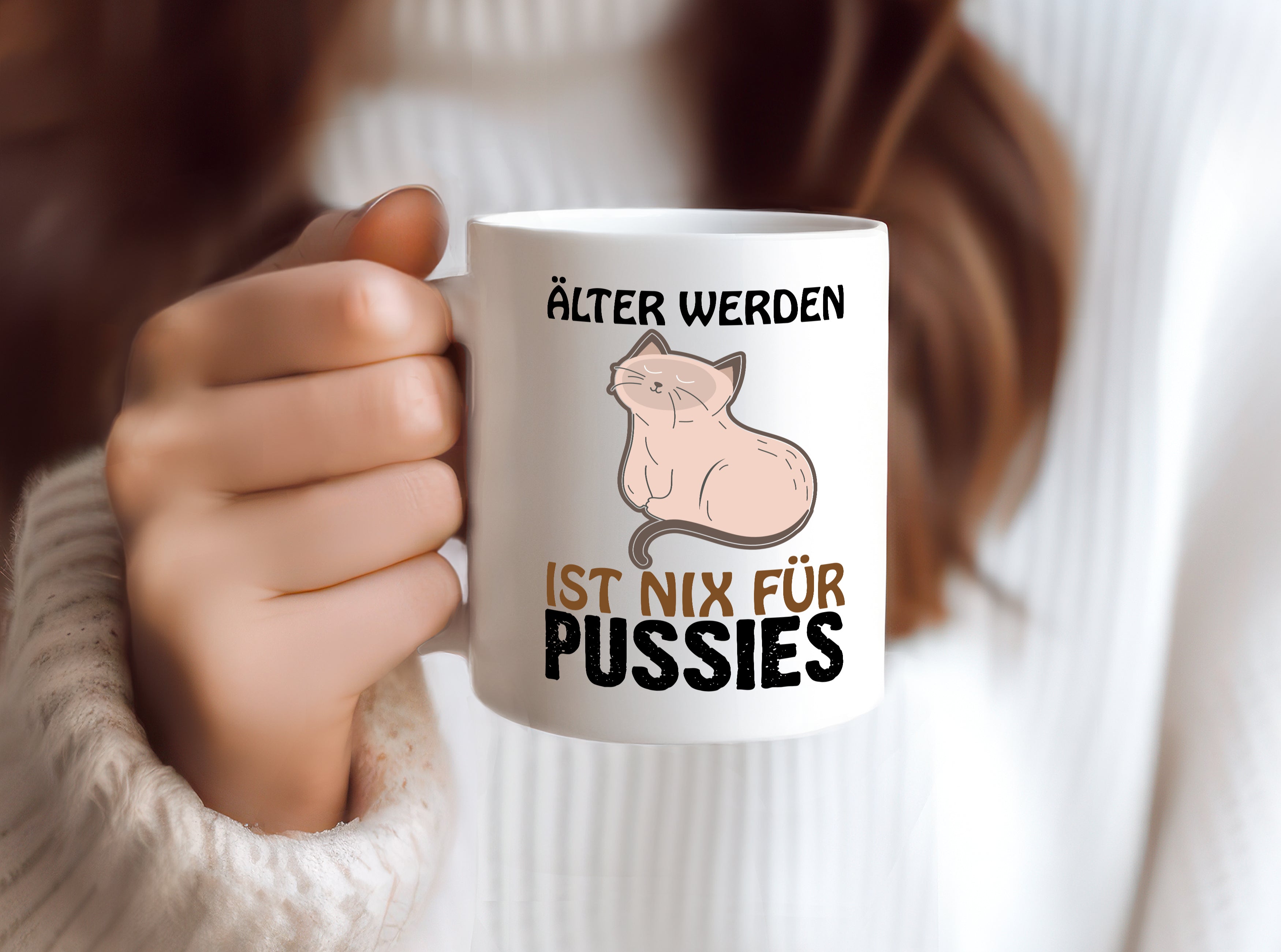 Alt werden is nichts - Tasse Weiß - Kaffeetasse / Geschenk / Familie