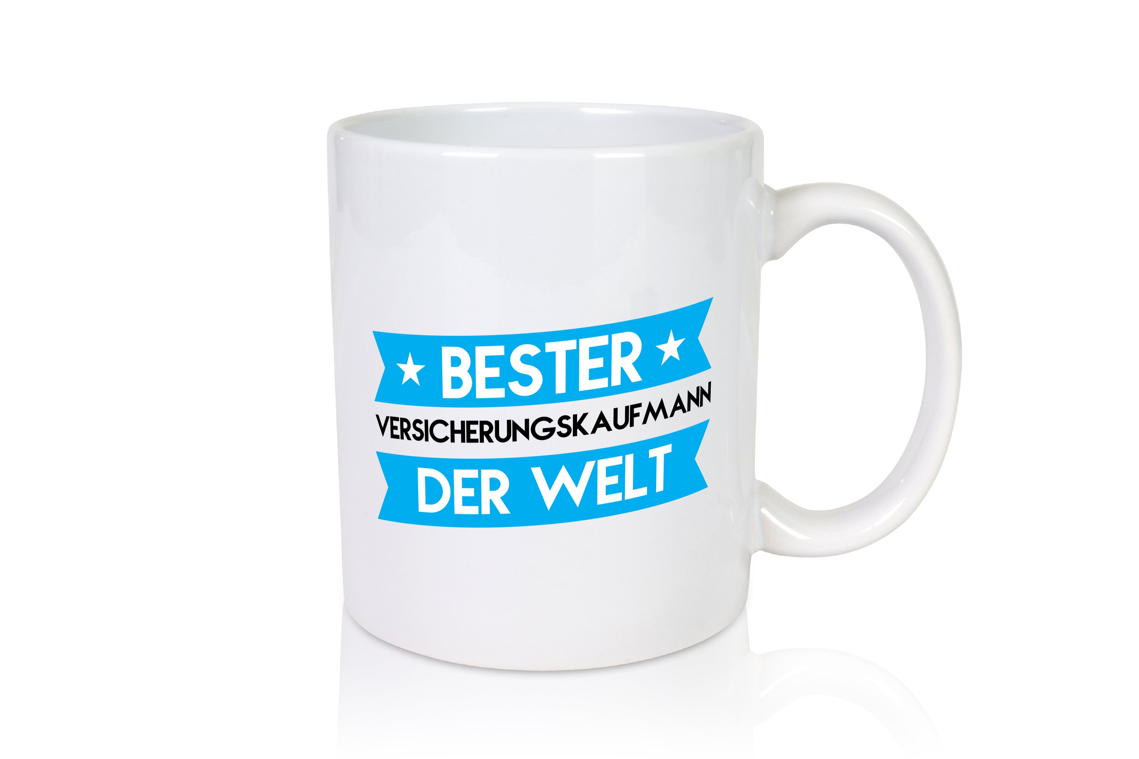 Bester Versicherungskaufmann | Kaufmann - Tasse Weiß - Kaffeetasse / Geschenk / Familie