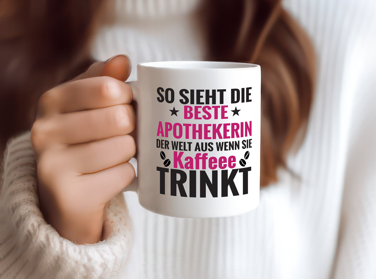 Kaffee Trink: Apothekerin | Apotheke | Pharmazie - Tasse Weiß - Kaffeetasse / Geschenk / Familie