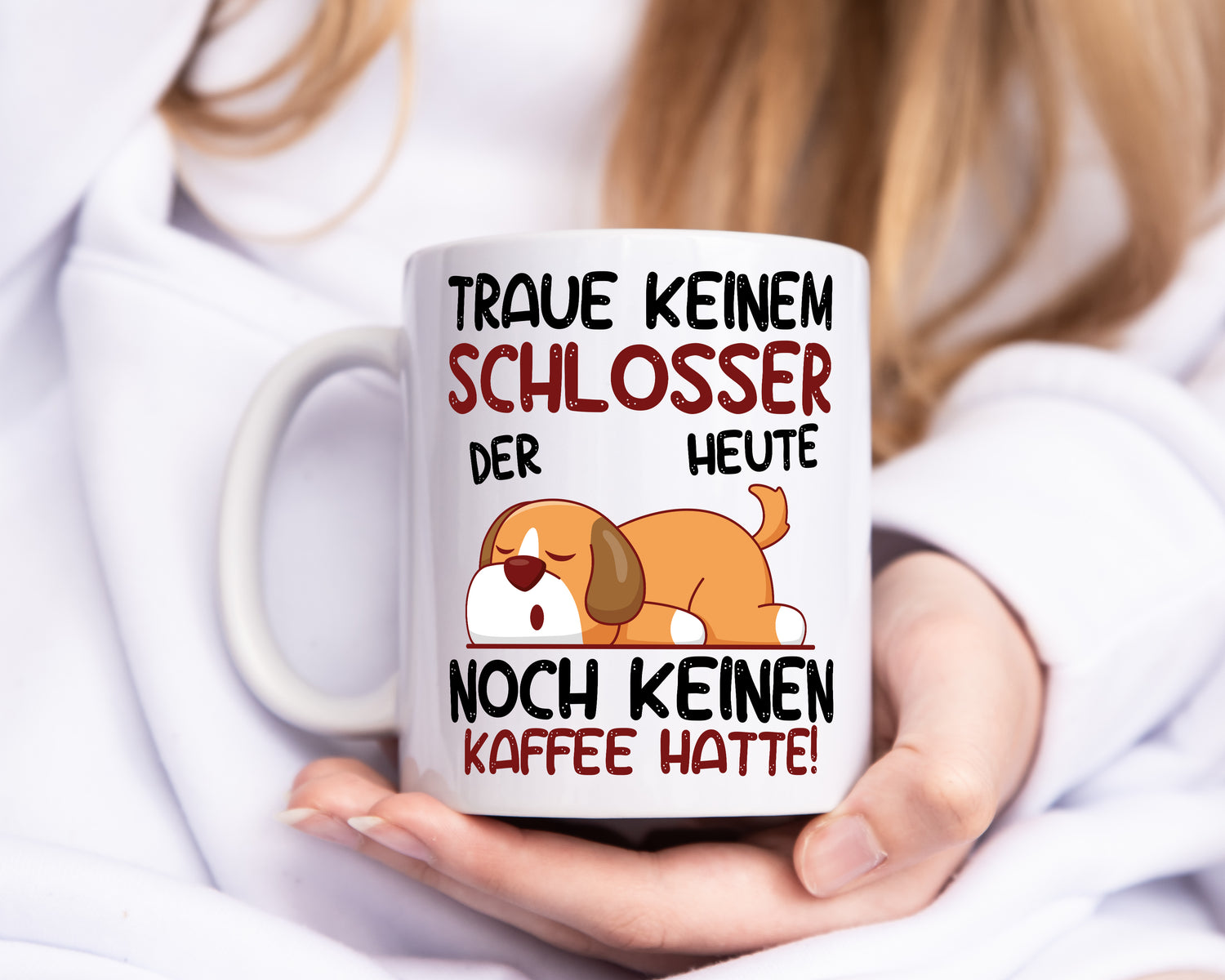 Traue keinem Schlosser | Beruf Schlosserei - Tasse Weiß - Kaffeetasse / Geschenk / Familie