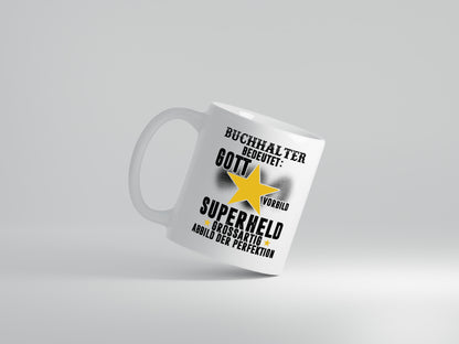 Bedeutung von Buchhalter | Buchhaltung Humor - Tasse Weiß - Kaffeetasse / Geschenk / Familie