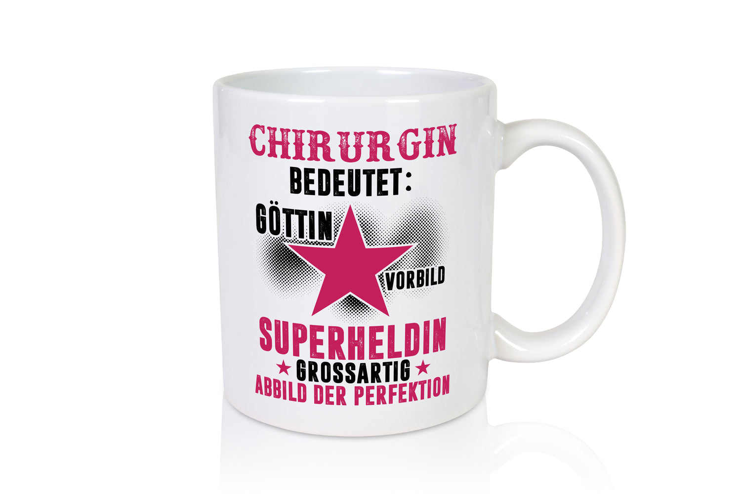 Bedeutung von Chirurgin | Chirurgie | Krankenhaus - Tasse Weiß - Kaffeetasse / Geschenk / Familie