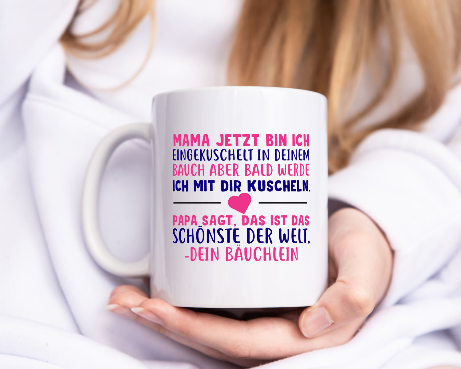 Werdende Mama | Schwangerschaft Tasse | schöner Spruch - Tasse Weiß - Kaffeetasse / Geschenk / Familie