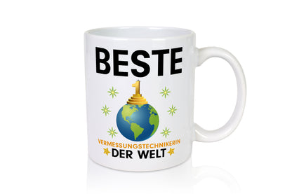 Welt Beste Vermessungstechnikerin | | Techniker - Tasse Weiß - Kaffeetasse / Geschenk / Familie