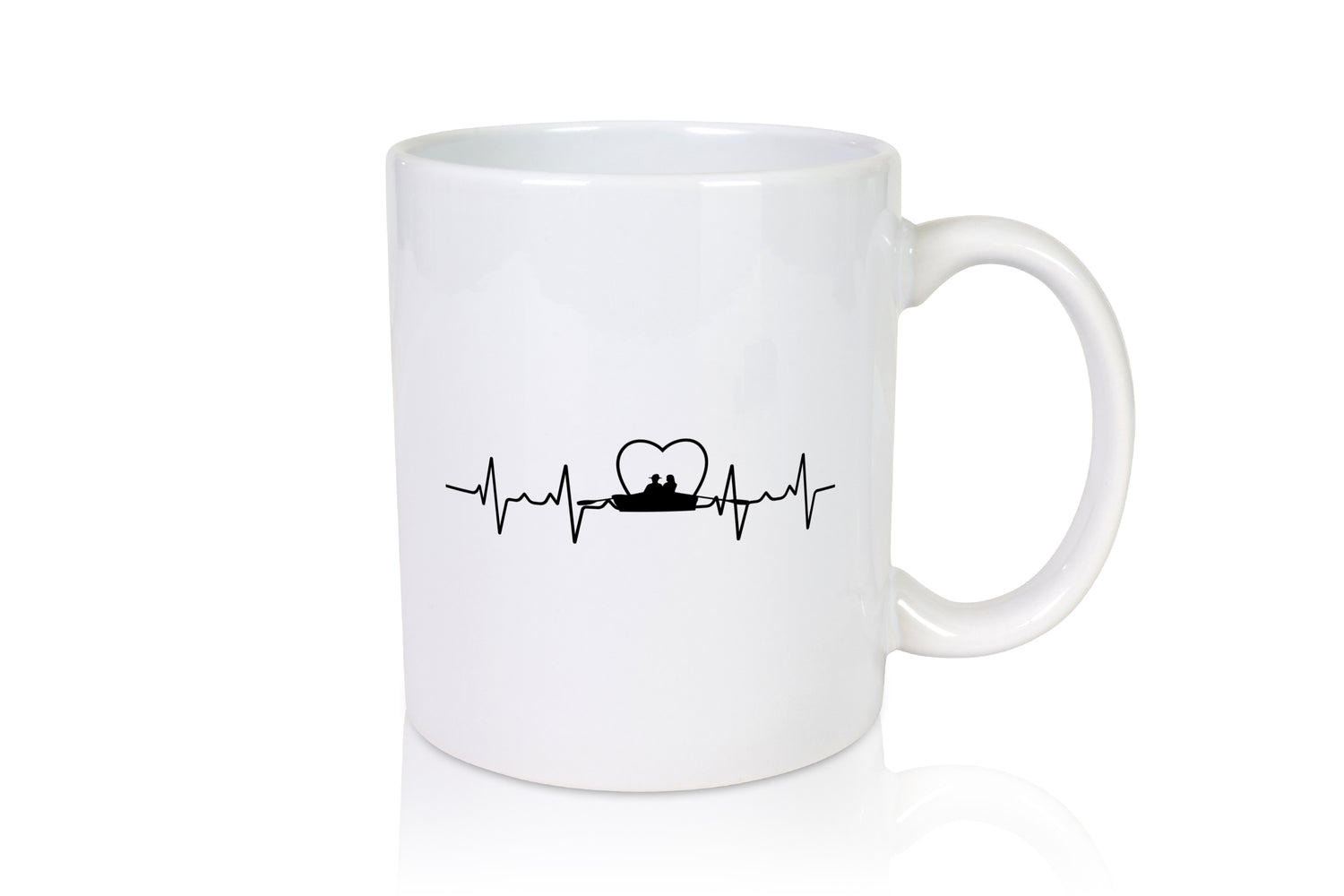 Kanu Liebe | Kayak | Pärchen Motiv | Boot Hobby - Tasse Weiß - Kaffeetasse / Geschenk / Familie