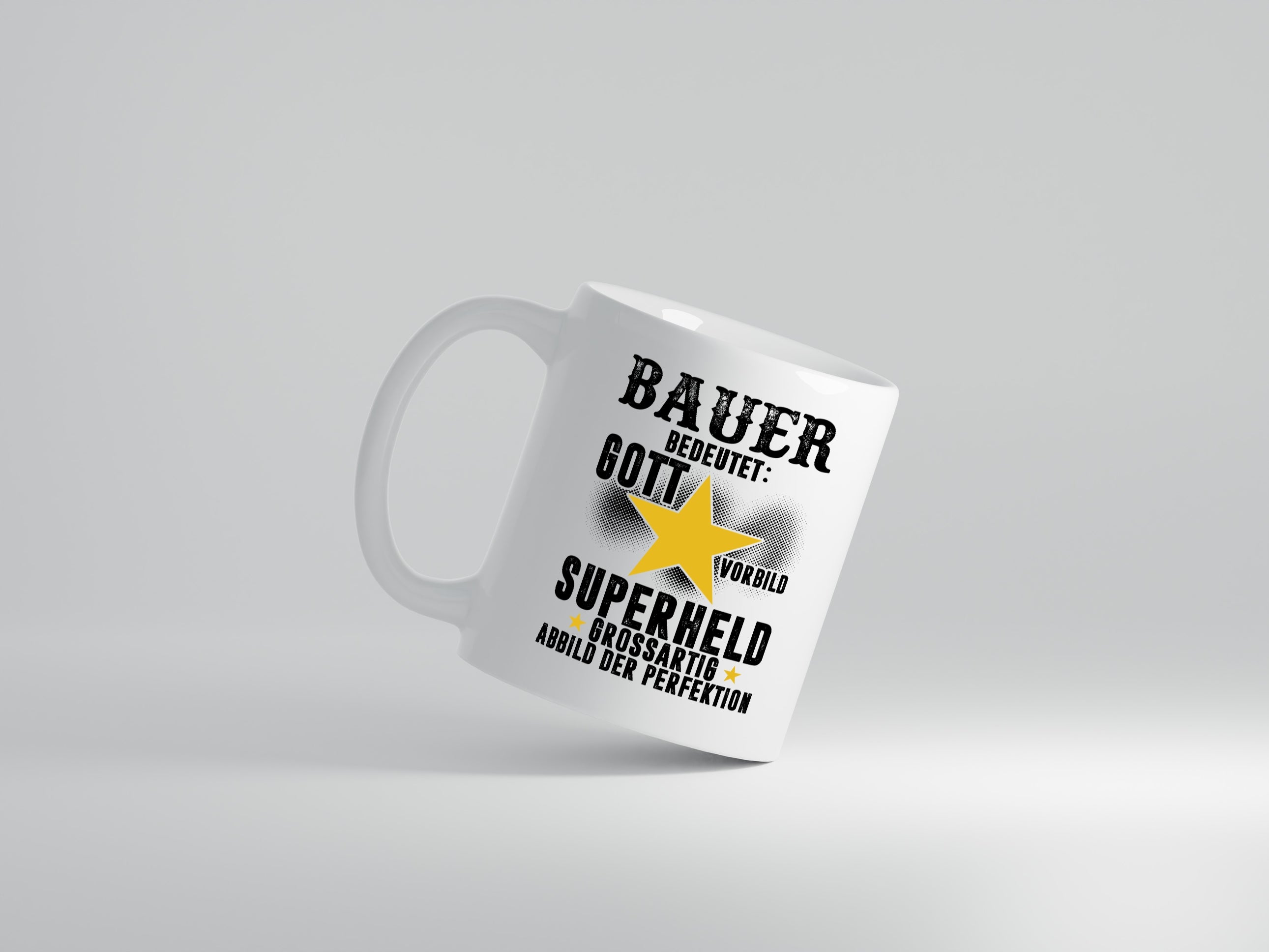 Bedeutung von Bauer | Bauernhof | Landwirtschaft - Tasse Weiß - Kaffeetasse / Geschenk / Familie