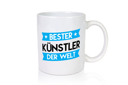 Bester Künstler | Spruch lustig | Kunst - Tasse Weiß - Kaffeetasse / Geschenk / Familie