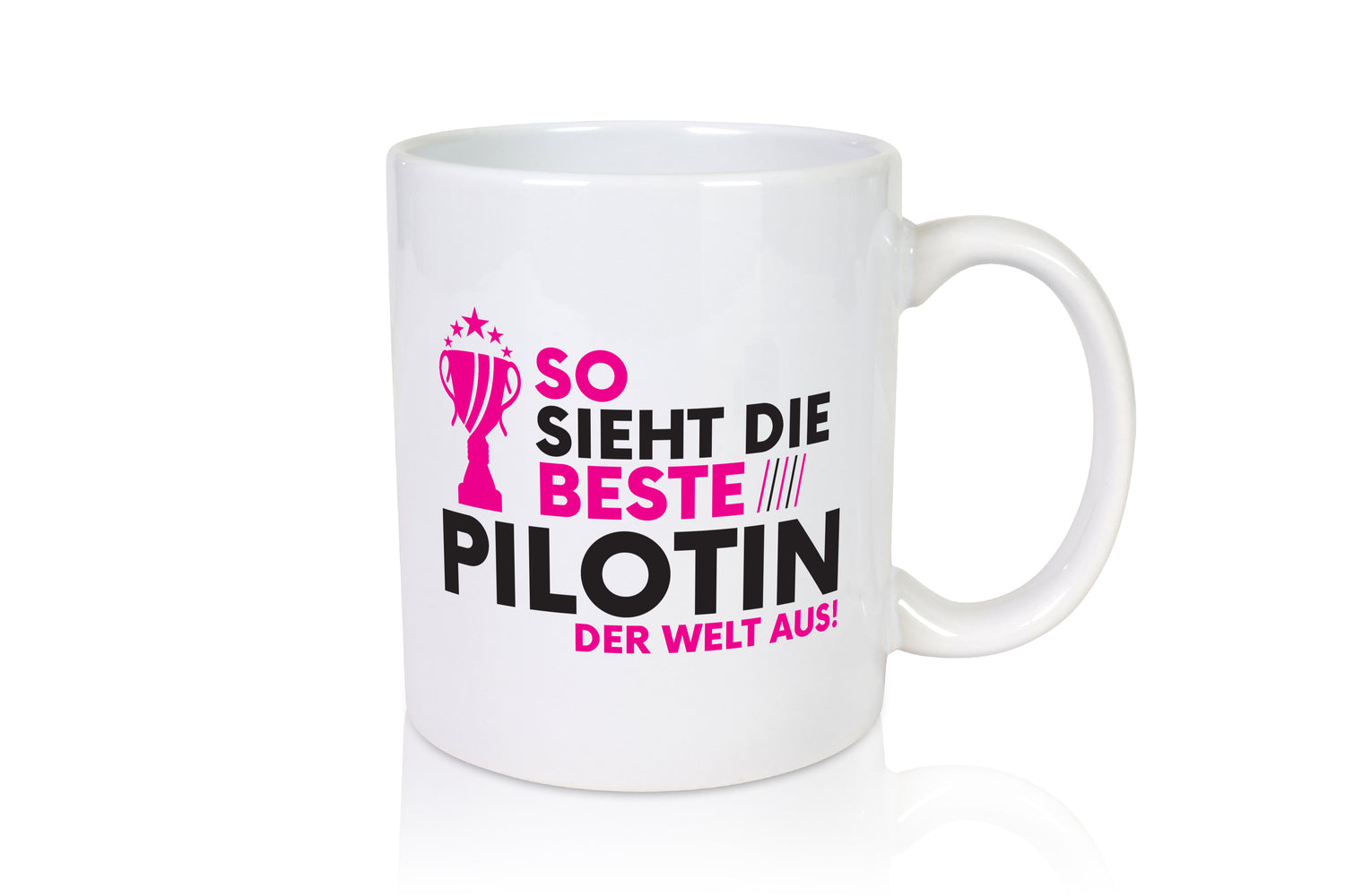 Die Weltbeste Pilotin | Definition Piloten - Tasse Weiß - Kaffeetasse / Geschenk / Familie