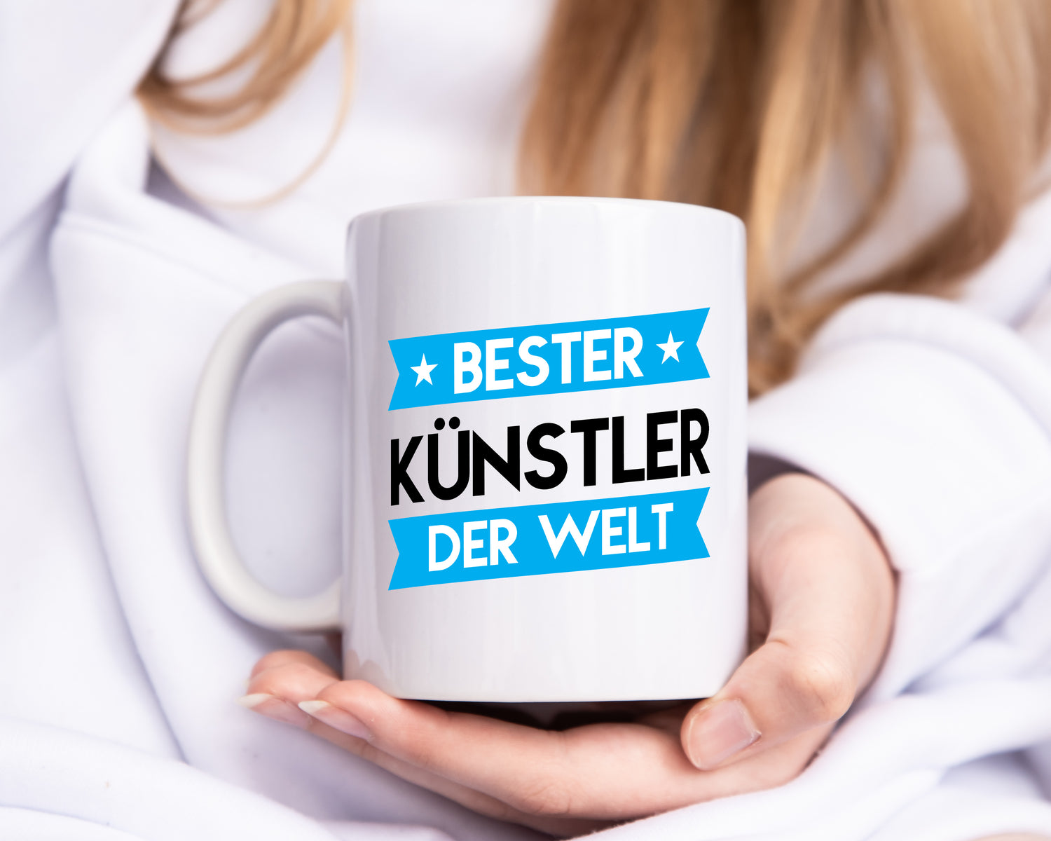 Bester Künstler | Spruch lustig | Kunst - Tasse Weiß - Kaffeetasse / Geschenk / Familie