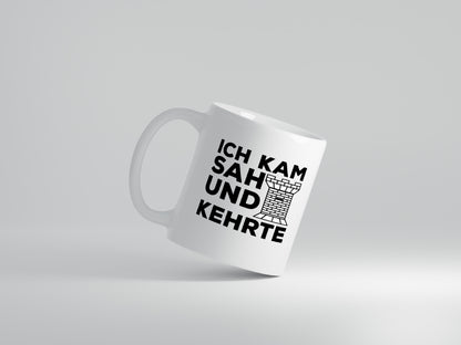 Schornsteinfeger | lustiger Spruch | Kaminkehrer Tasse - Tasse Weiß - Kaffeetasse / Geschenk / Familie