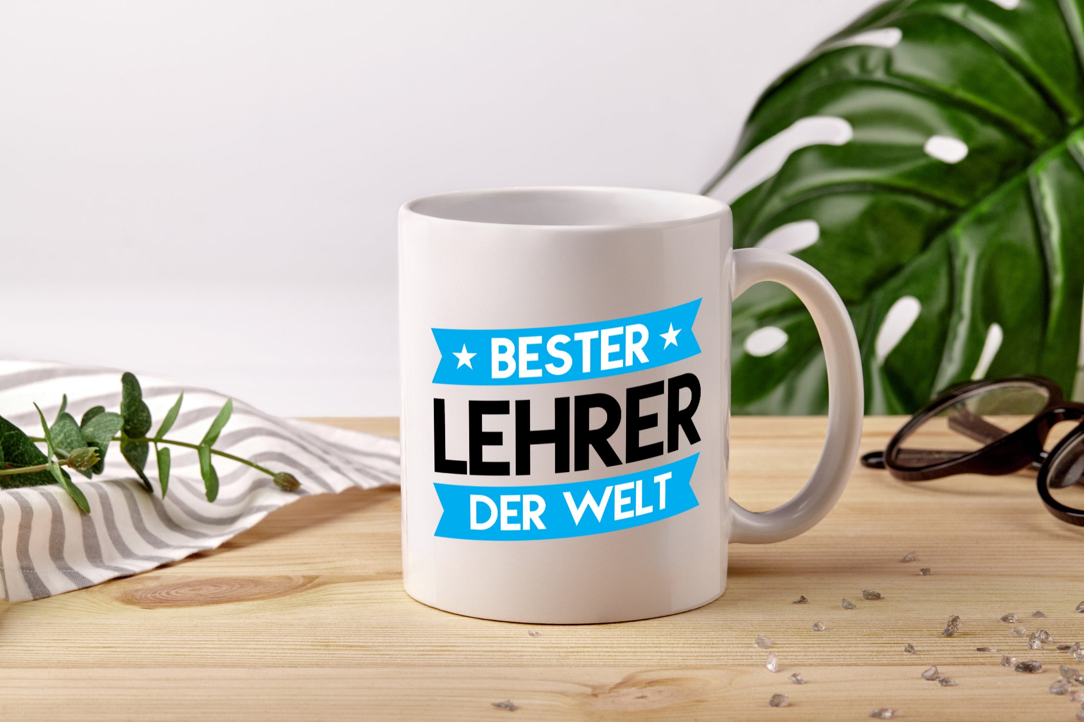 Bester Lehrer | Schule Beruf | Schüler - Tasse Weiß - Kaffeetasse / Geschenk / Familie