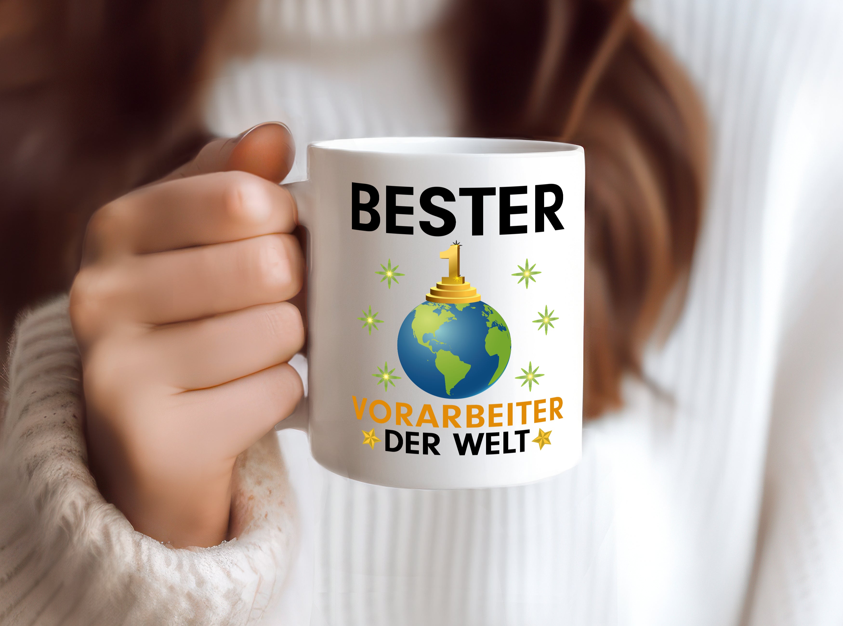 Welt Bester Vorarbeiter | Kollege | Teamleiter - Tasse Weiß - Kaffeetasse / Geschenk / Familie