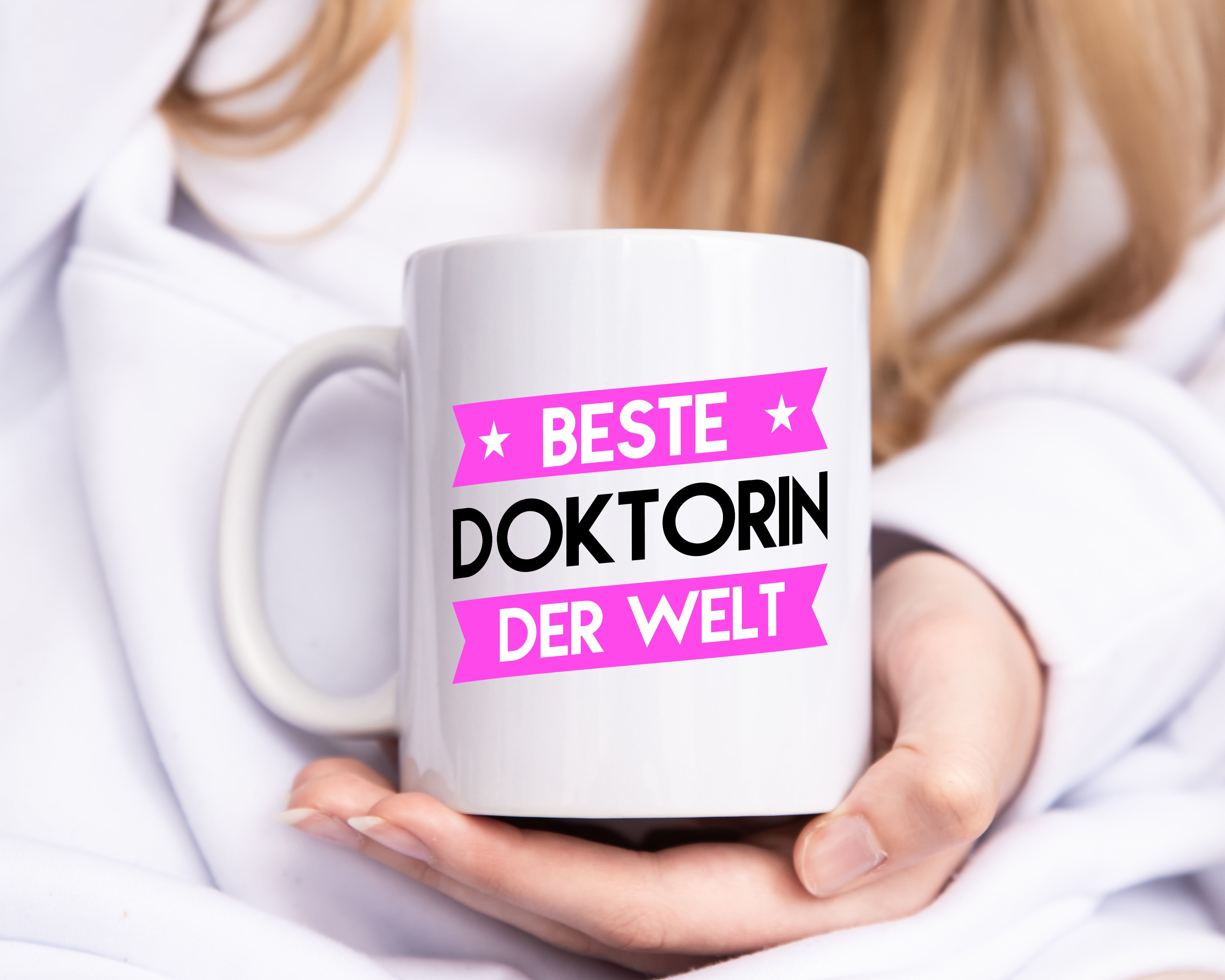 Beste Doktorin | Doktorand | Doktortitel - Tasse Weiß - Kaffeetasse / Geschenk / Familie