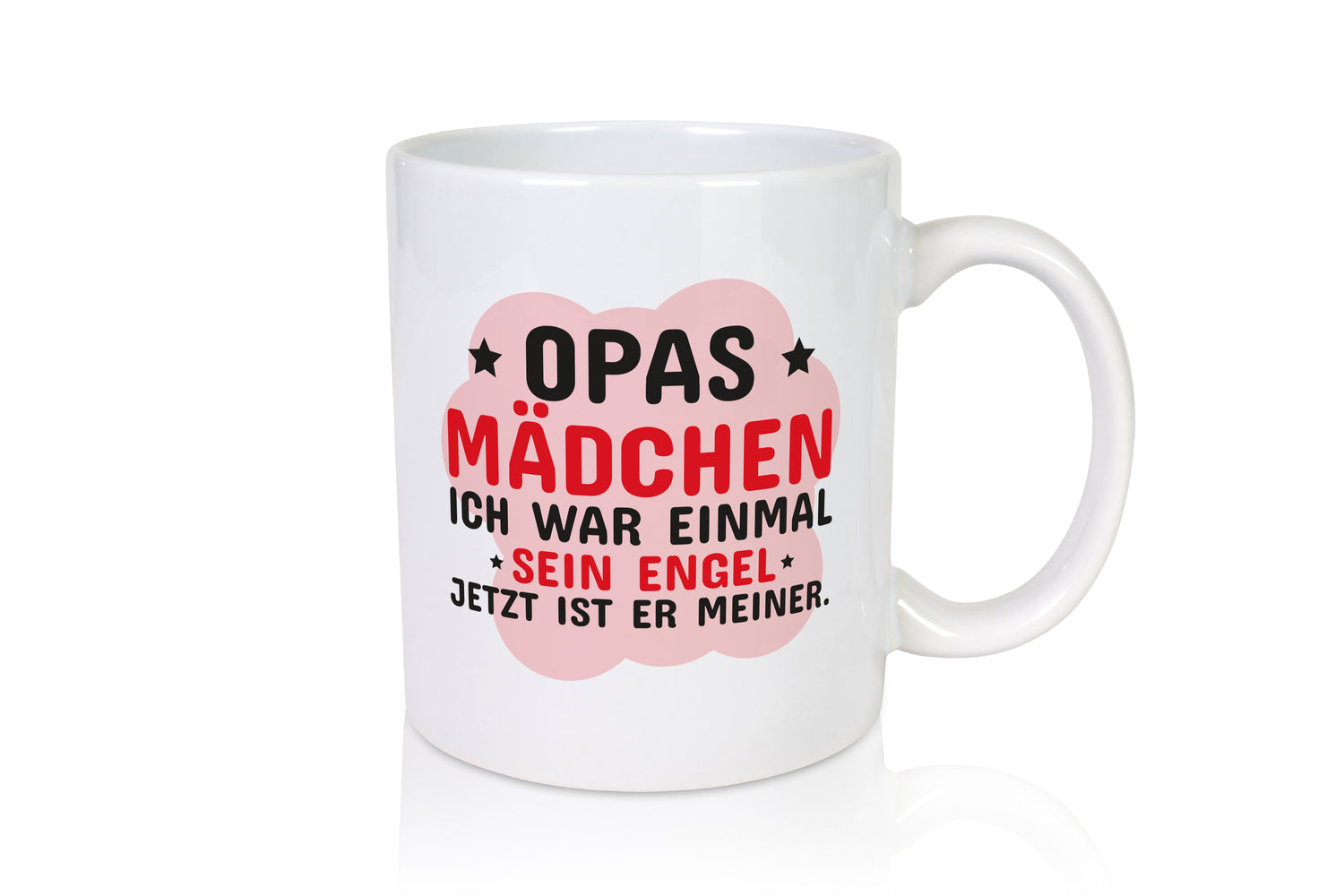 Opas Mädchen | Trauer Tasse | Abschied | Enkelin - Tasse Weiß - Kaffeetasse / Geschenk / Familie