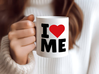 I love me - Tasse Weiß - Kaffeetasse / Geschenk / Familie