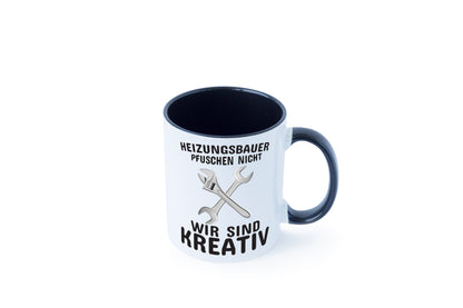 Heizungsbauer | Beruf Tasse | Heizungsinstallateur Tasse Weiß - Schwarz - Kaffeetasse / Geschenk / Familie