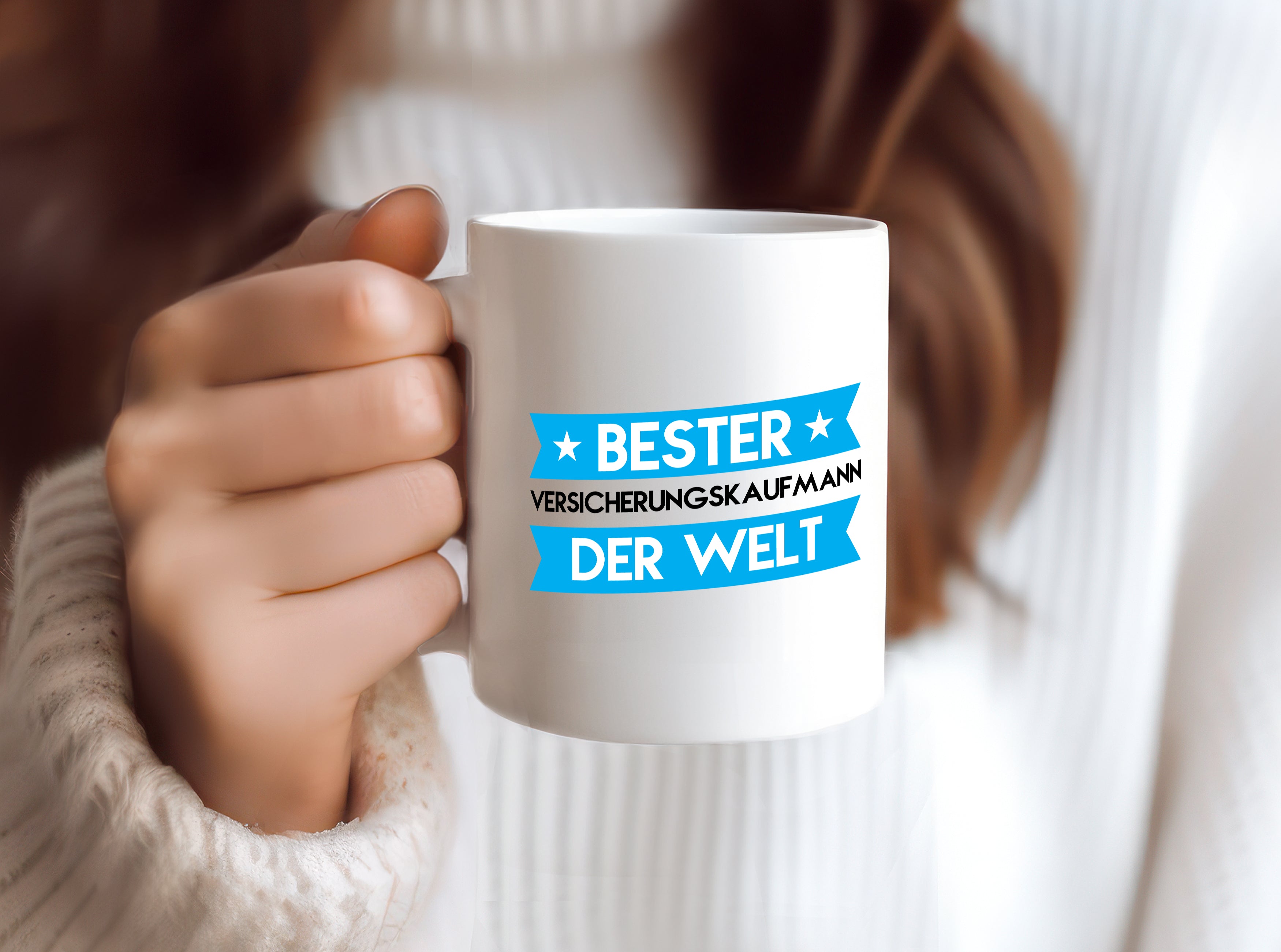 Bester Versicherungskaufmann | Kaufmann - Tasse Weiß - Kaffeetasse / Geschenk / Familie