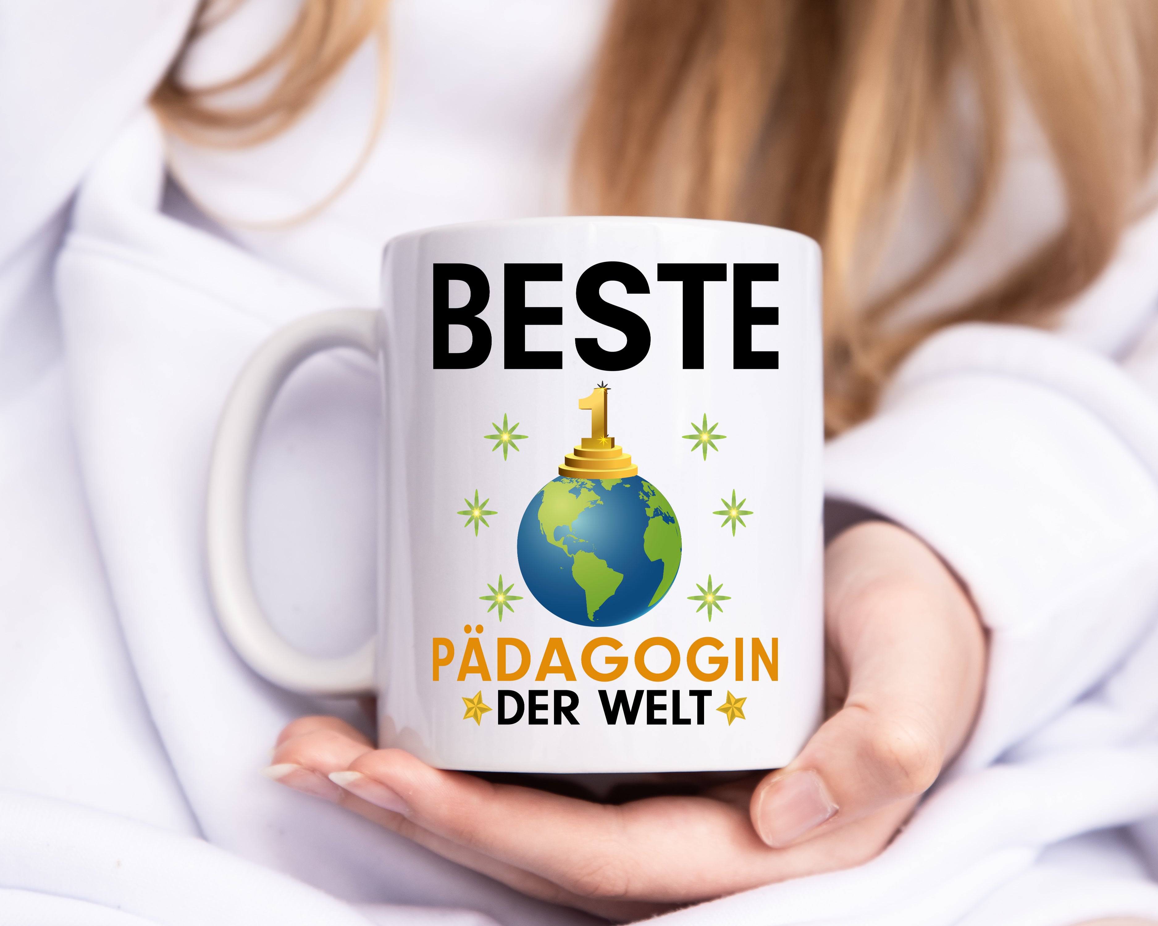 Welt Beste Pädagogin | Pädagogik - Tasse Weiß - Kaffeetasse / Geschenk / Familie