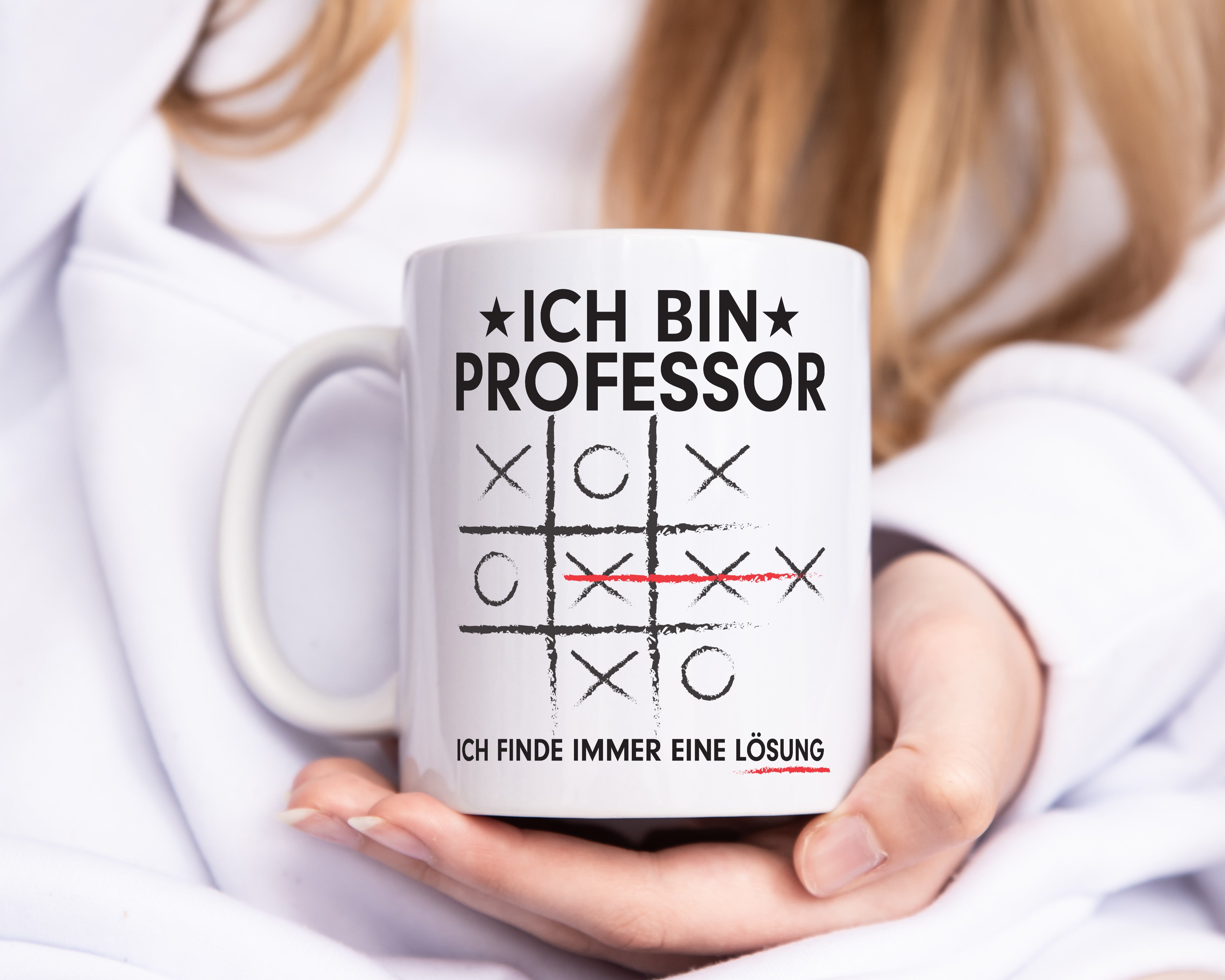 Löse Probleme: Professor | Uni | Universität - Tasse Weiß - Kaffeetasse / Geschenk / Familie