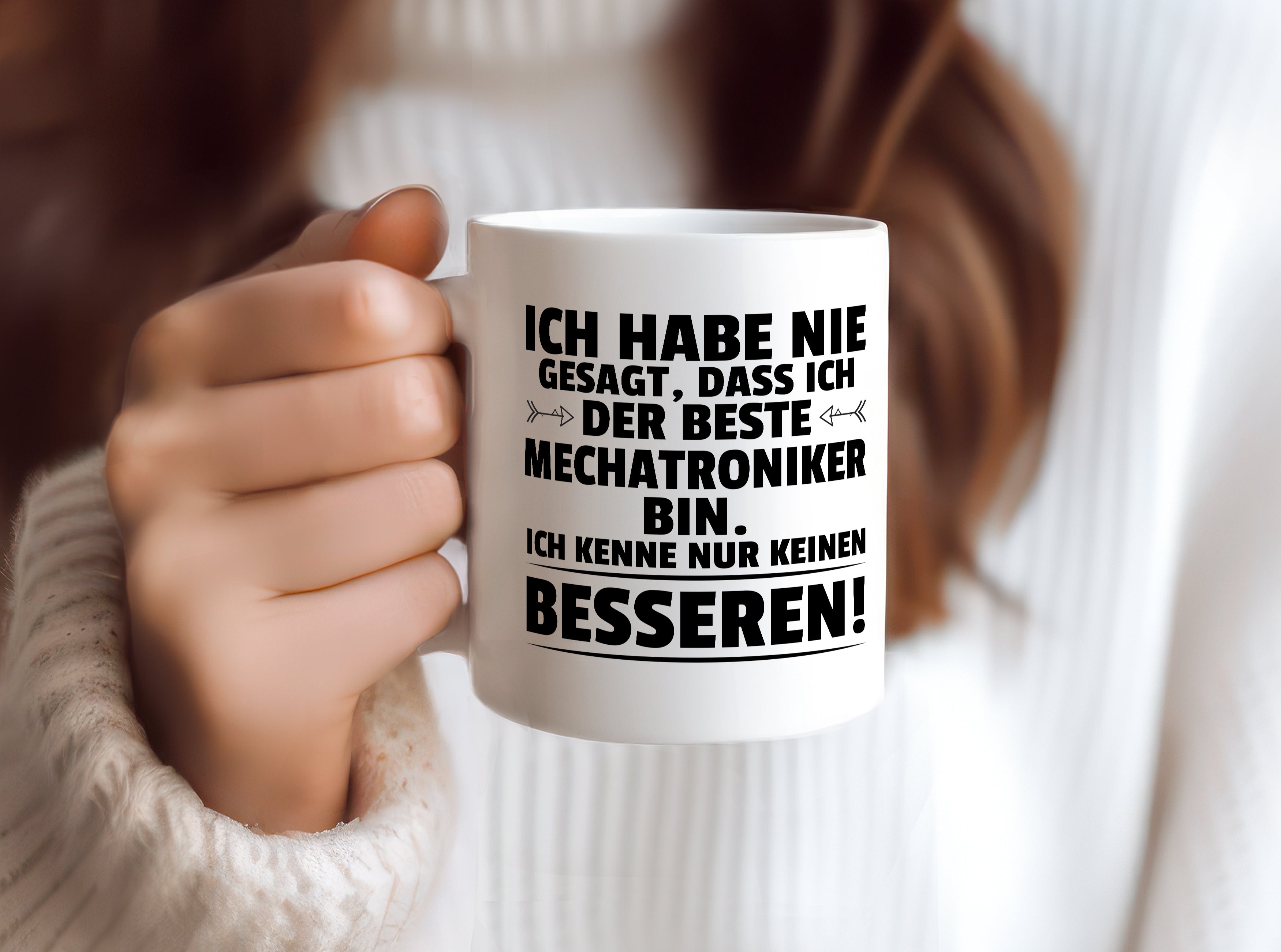 Der Beste Mechatroniker | KFZ - Tasse Weiß - Kaffeetasse / Geschenk / Familie