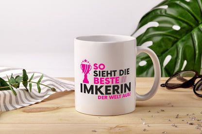 Die Weltbeste Imkerin | Imkerei - Tasse Weiß - Kaffeetasse / Geschenk / Familie