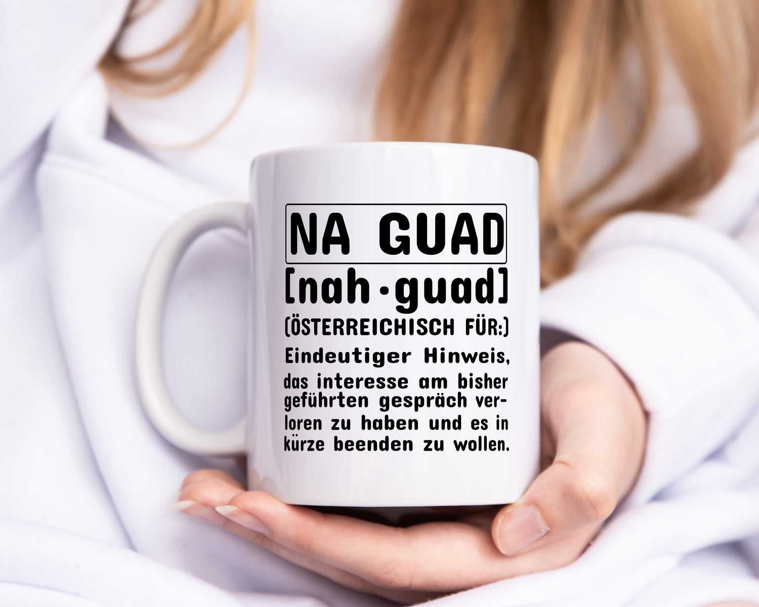 Dialekt Tasse | Österreichisch Humor | Österreich - Tasse Weiß - Kaffeetasse / Geschenk / Familie