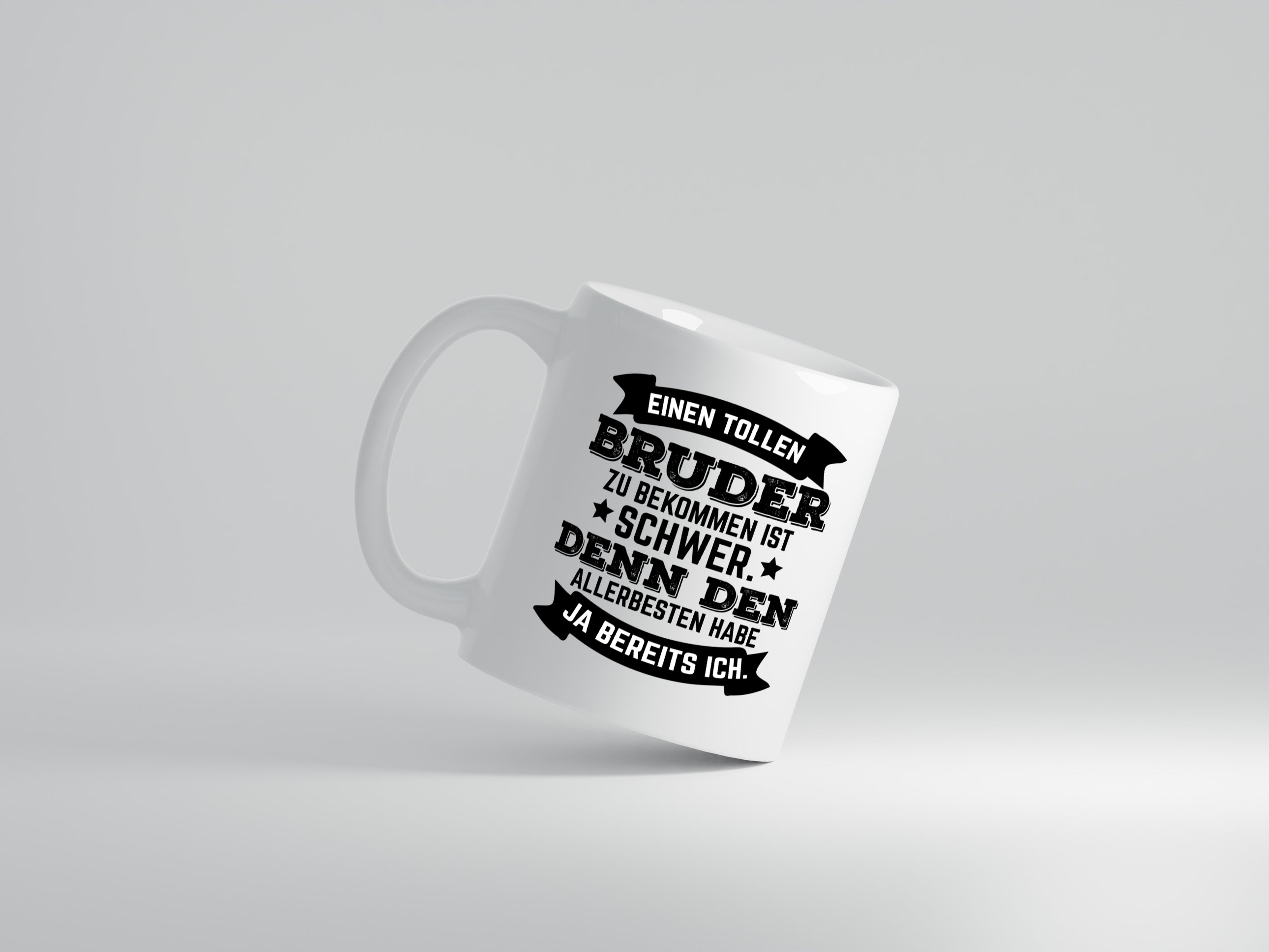 Allerbester Bruder | Geschwister Tasse | schöner Spruch - Tasse Weiß - Kaffeetasse / Geschenk / Familie