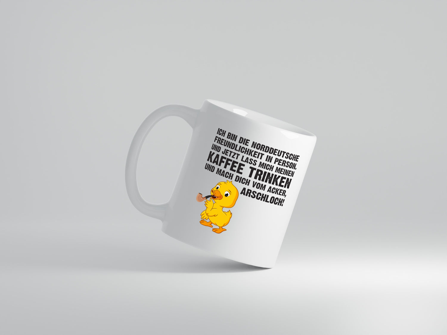 Norddeutscher Humor | Spruch Tasse | Norddeutschland - Tasse Weiß - Kaffeetasse / Geschenk / Familie