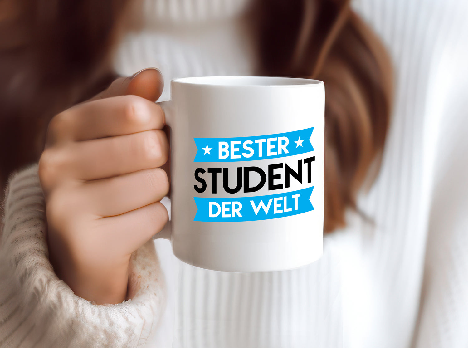 Bester Student | Universität | Uni | Studium | - Tasse Weiß - Kaffeetasse / Geschenk / Familie