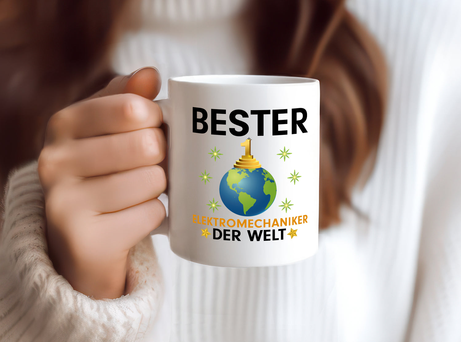 Welt Bester Elektromechaniker | Mechaniker | Elektrik - Tasse Weiß - Kaffeetasse / Geschenk / Familie