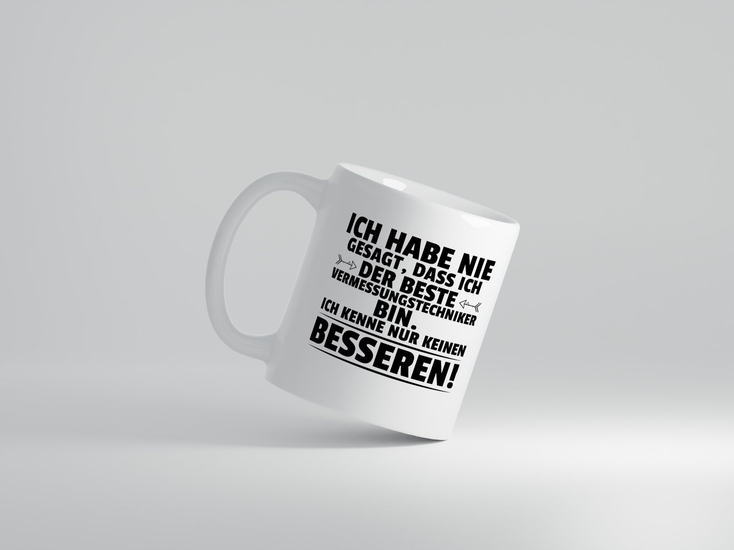 Der Beste Vermessungstechniker | Techniker - Tasse Weiß - Kaffeetasse / Geschenk / Familie