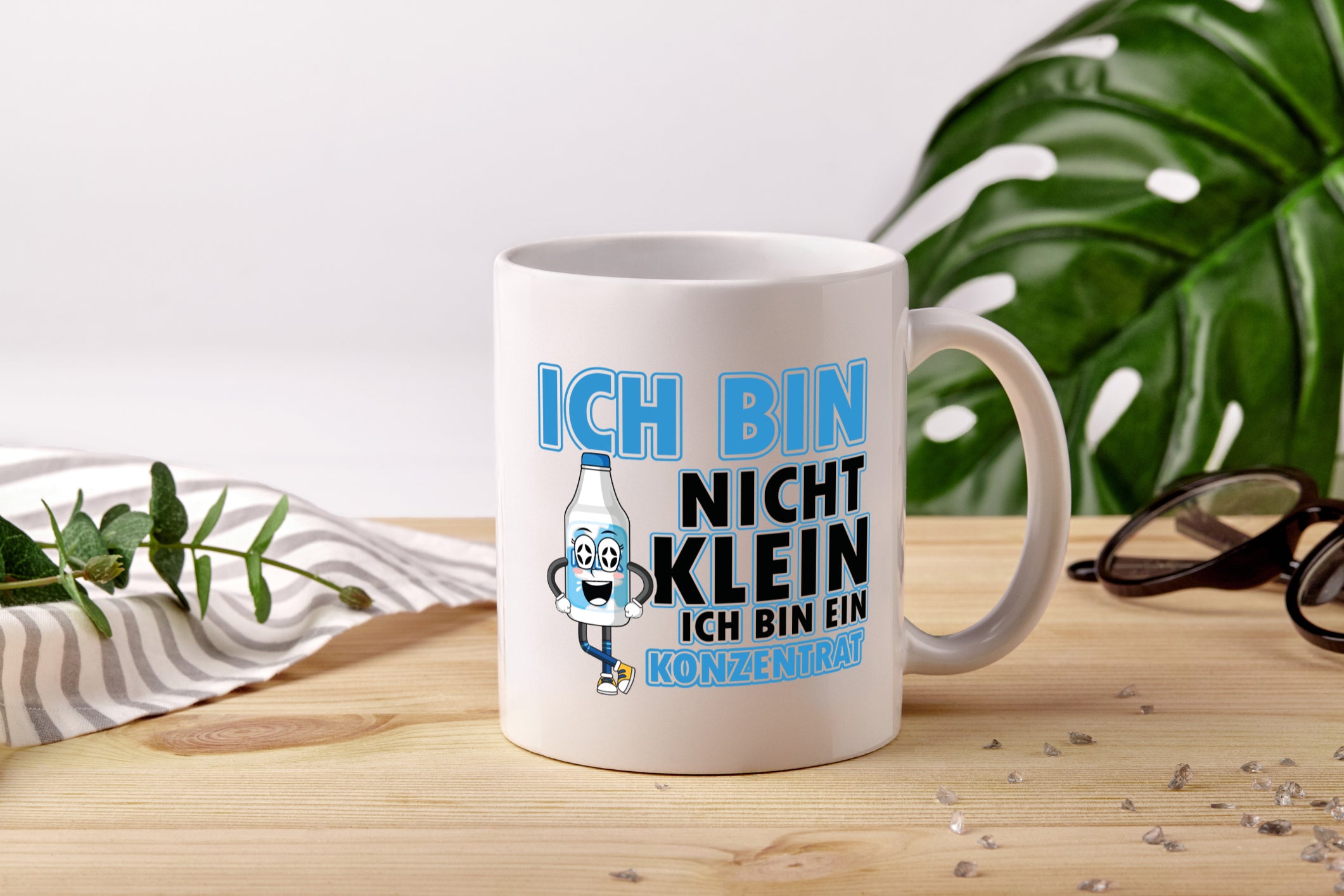 Ich bin ein Konzentrat - Tasse Weiß - Kaffeetasse / Geschenk / Familie