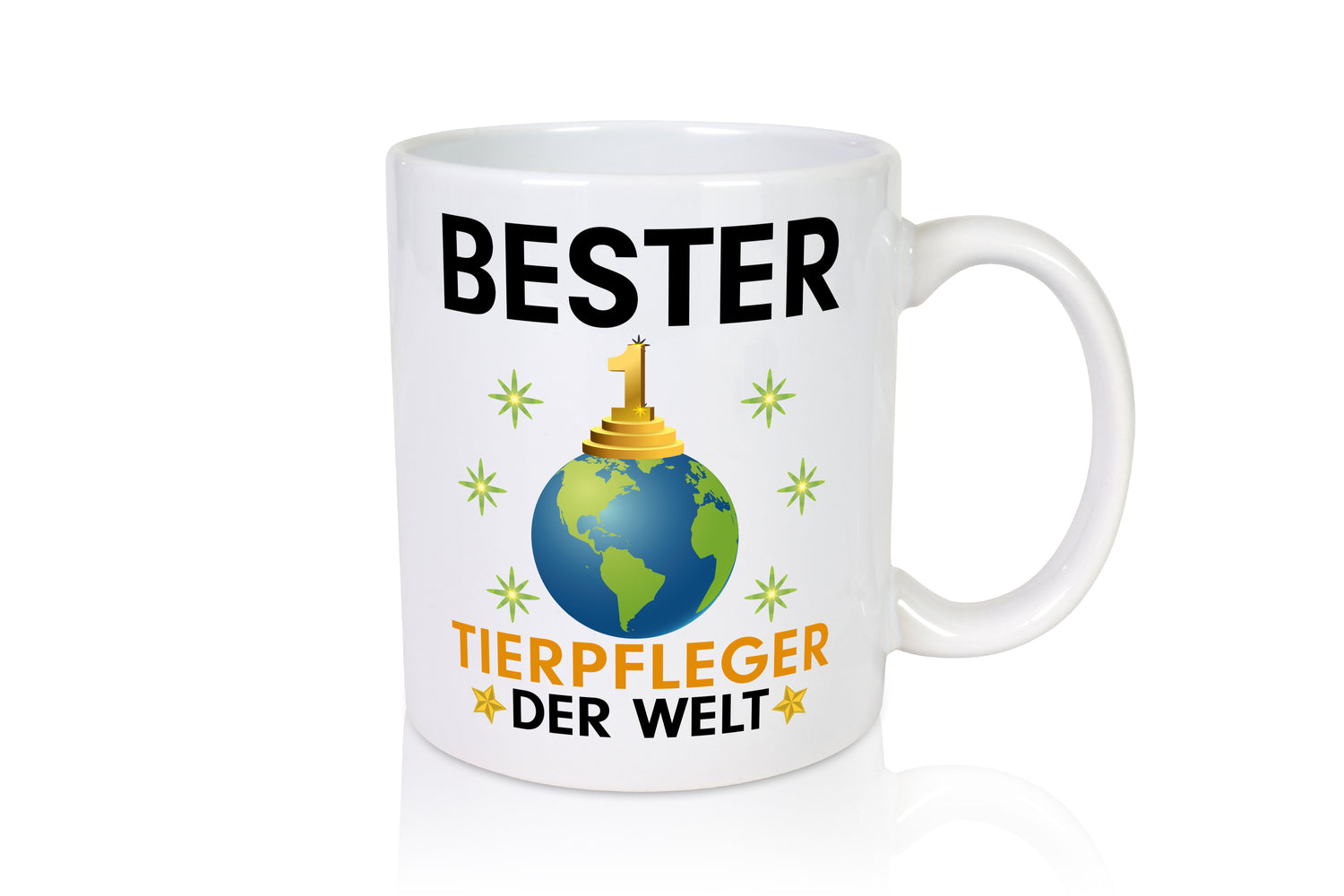 Welt Bester Tierpfleger | Pflegeberuf | Tierheim - Tasse Weiß - Kaffeetasse / Geschenk / Familie