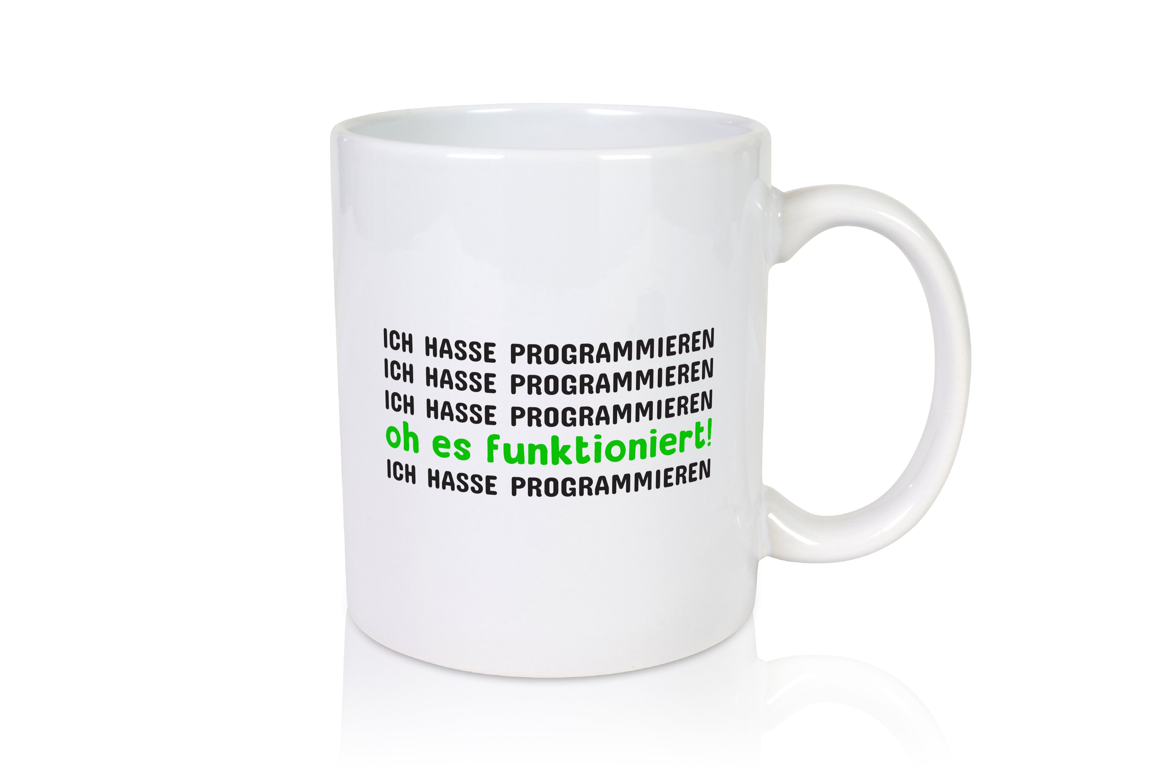 Programmierer Tasse | Programmieren Spruch | Statement - Tasse Weiß - Kaffeetasse / Geschenk / Familie