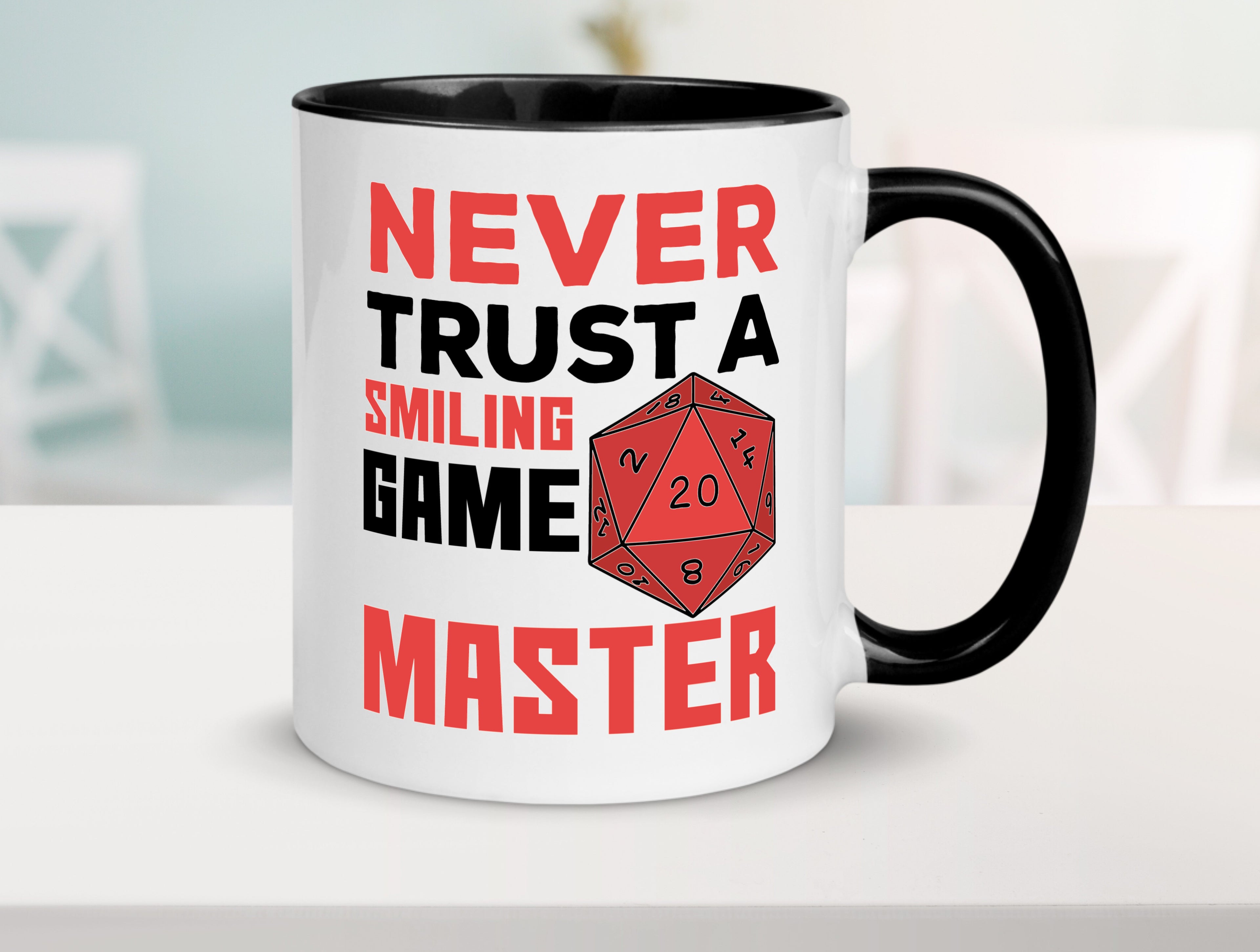 Game Master | Gaming | Spieleabend | Brettspiele Tasse Weiß - Schwarz - Kaffeetasse / Geschenk / Familie