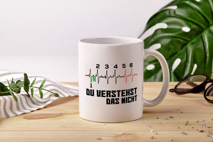 Motorrad Spruch | Biker Tasse | Motorradfahrer Witz - Tasse Weiß - Kaffeetasse / Geschenk / Familie